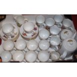 A single box of Royal Worcester Evesham ware to include cups and saucers, mugs, coffee pot etc