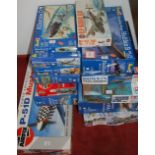 Assorted plastic kits, to include Airfix, Revell etc, all of aircraft interest, all boxed (13)
