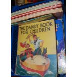 Assorted childrens volumes and annuals, to include The Dandy Book for Children