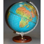 A 1970s George Phillip & Sons of London terrestrial globe