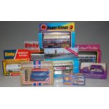 Eight various boxed diecast vehicles to include Dinky Toys Silver Jubilee bus, Lonestar Royal