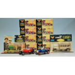 A small quantity of boxed Corgi Classics models; together with two loose examples (12)