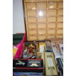A Matchbox Models of Yesteryear perspex display case; together with a quantity of boxed and loose