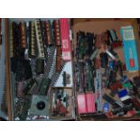 A quantity of 00 gauge rolling stock, track, accessories and other narrow gauge wares etc