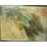 Norman Miller - Misty landscape, oil on canvas, signed lower right, 45 x 60cm; and one other smaller