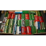 One tray containing a quantity of 1/76 scale white metal and diecast public transport miniatures