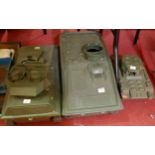 Three large scale Action Man military vehicles, to include military tank