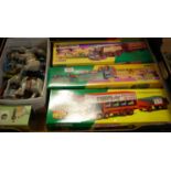 A quantity of boxed modern release Corgi Classics and other circus related white metal figures to