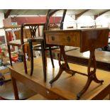 Occasional furniture to include; an Edwardian satinwood strung dressing stool, an early 20th century