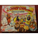 A Tom Smith & Wade Circus Animates Cracker Set No. 930, appears as issued, in original box