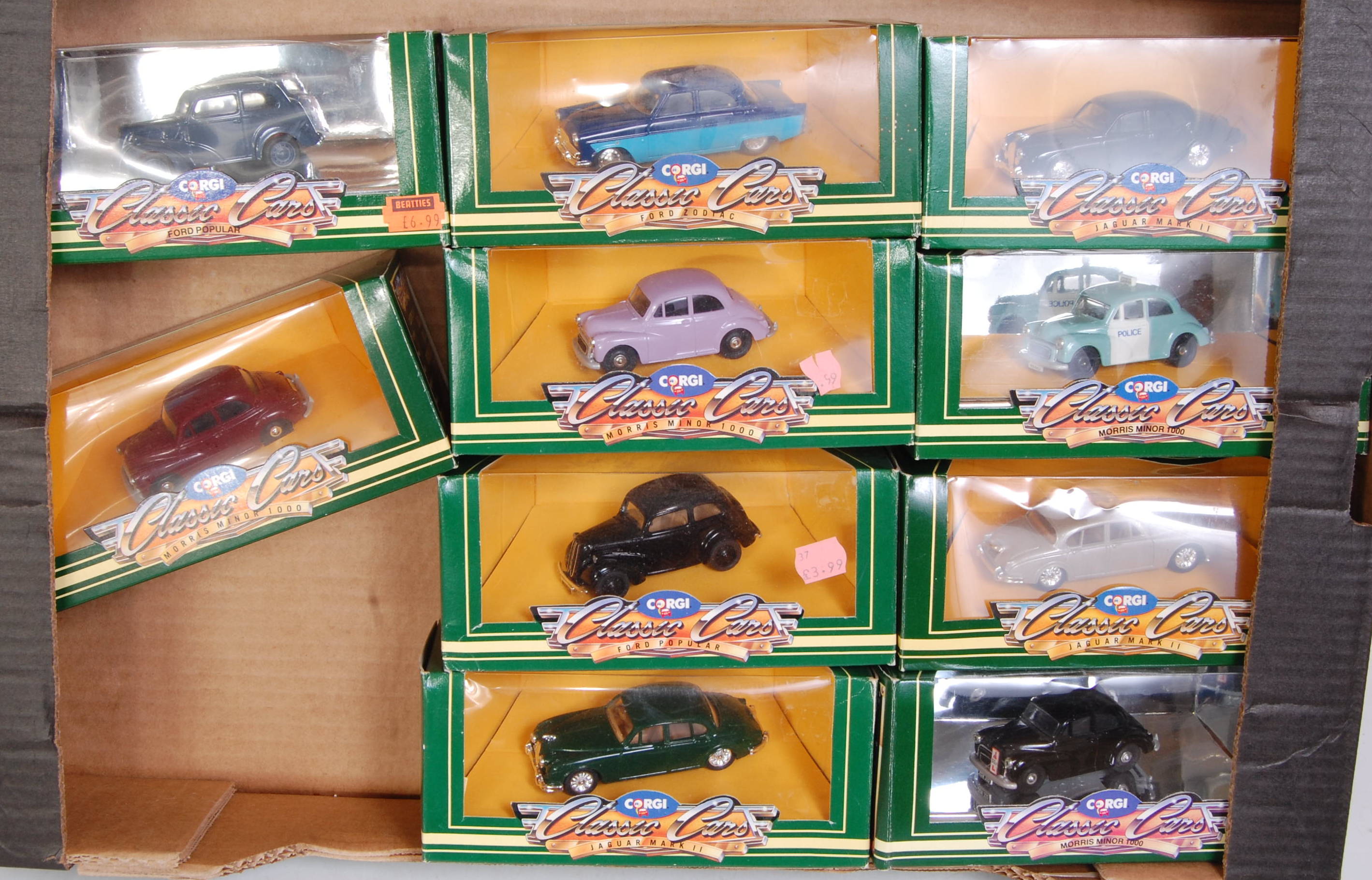 23 various boxed Corgi Modern Release classic car diecasts to include Sunbeam Alpine Series 2