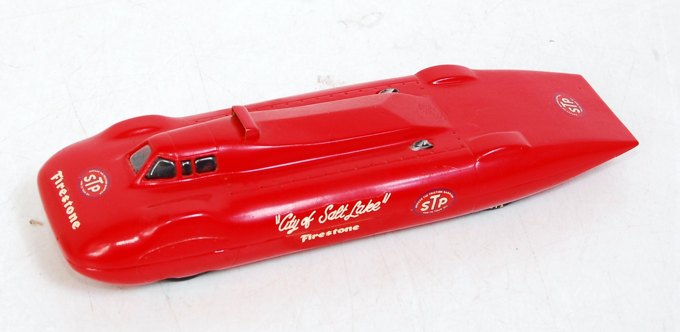 An LSR Productions of UK 1/43 scale white metal handbuilt landspeed record car, a 1960 City of