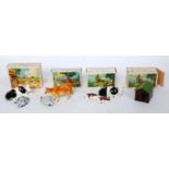Seven various boxed as issued Britains Farm series picture packs, all appear complete, to include