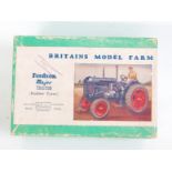 A Britains No. 128F empty box for a Fordson Major tractor (rubber tyres issue) (BVG)