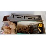 Box containing a quantity of castings, drawings and plans to construct a 3.5 inch gauge Tich 0-4-0