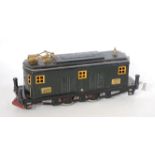 American Flyer Lines standard GI black electric 0-4-0 no 4000 - missing a pantograph - chips to body