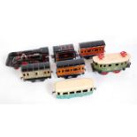 Jep smaller black SNCF electric 2-4-0 loco with 4 wheel tender (G) green/ cream 0-4-0 electric