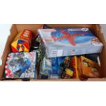 Large tray containing quantity of small modern Meccano sets, used & unused; ‘Space 2501’ and