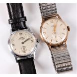 A gentleman's Roamer 'Shock Resist' manual wristwatch and a gentleman's Emka manual wristwatch,