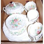 Royal Doulton Malvern pattern part dinner service D6197