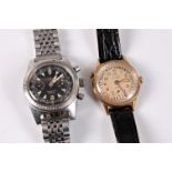 A gentleman's Immerfort Triple Date wristwatch and a gentleman's Latour wristwatch, the Immerfort
