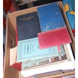 A single box of various 19th century and later volumes, all motoring interest