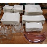 A modern Villeroy & Bosh German six place setting dinner service together with a similar set of