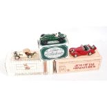 Three various boxed mixed scale white metal diecasts to include a JEM Metal Miniatures No. JM2,