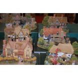 A collection of six boxed Lilliput Lane cottage ornaments to include 'Chalfont St Giles', 'Roll