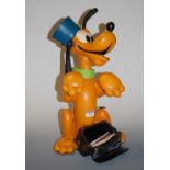 A large painted RESIN model of Disney's Pluto, h.45cm