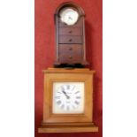 A single box to include Salter Scales, mantel clock, Royal Albert plate etc