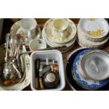 A box of miscellaneous items, to include Royal Doulton Bunnikins baby's cup and bowl, various