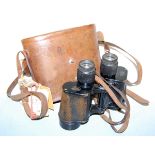 A pair of Carl Zeiss Jena Delactis 8x40 binoculars, No.1262465, in leather case, with various