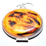 An early 20th century faux tortoiseshell pocket snuff-box