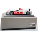 A Le Mans Miniatures by Minimax 1/24 scale diecast model of an Audi R10 TDI Le Mans 2006 winner,