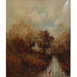 Vincent Waagrez (19th century) - Near Knaresborough, oil on canvas, signed lower left, 75 x 62cm