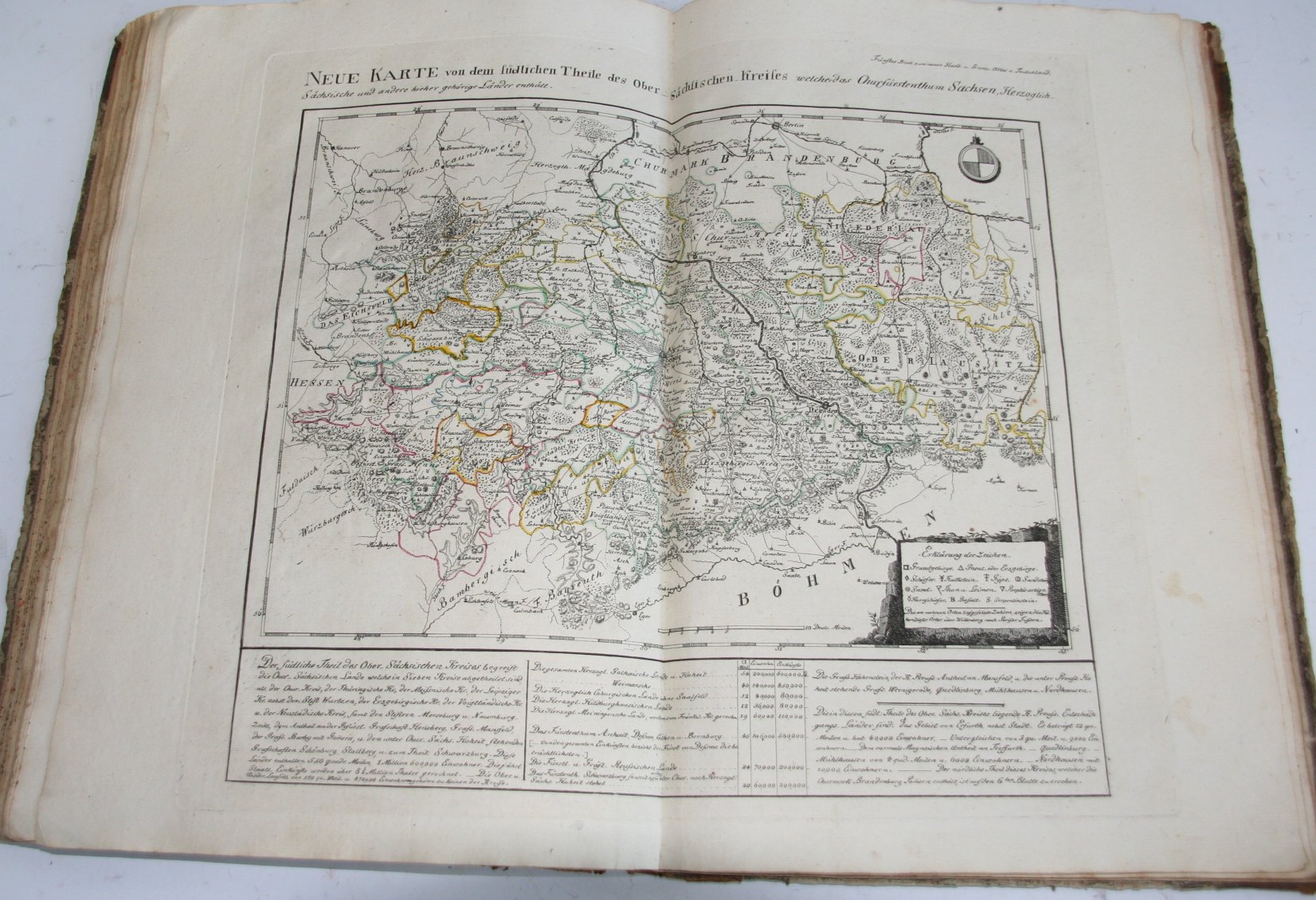 Lange, J.E. Neuer Hand und Staats Atlas bound together with Neuer Indemnisations und Grenz Atlas von - Image 4 of 4