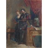 *George Clark-Stanton (1832-1894) - The Connoisseurs, watercolour, 35 x 26cm
