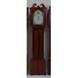 William Center of Banchory - an early 19th century mahogany longcase clock, having swan-neck