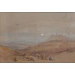 *Thomas Miles Richardson the Younger (1813-1890) - Norburg on the Ei**, watercolour with body