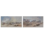 *Edward Hovell (Major Thurlow 1839-1879) - Pair: Royal Horse Artillery, watercolours with body