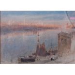 *Albert Goodwin RWS (1845-1932) - Venice, watercolour with traces of body, colour and pen and ink,