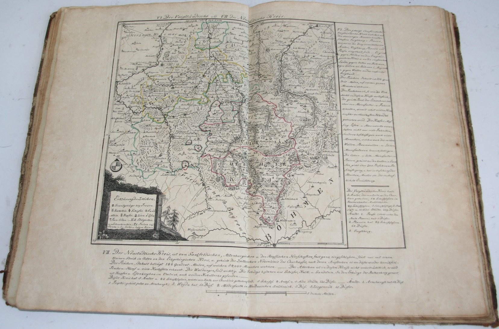 Lange, J.E. Neuer Hand und Staats Atlas bound together with Neuer Indemnisations und Grenz Atlas von - Image 3 of 4