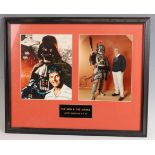 'The Men and The Masks' , limited production 6 of 25 David Prowse / Darth Vader and Jeremy Bullock /