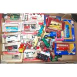 A collection of assorted boxed and loose diecast toy vehicles to include Lledo Days Gone, Senior