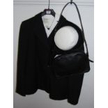 A Wrens Junior Ratings blouse, with matching jacket, hat and bag, size 84cm