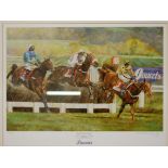 Assorted pictures and prints, to include D. M. Dent - Faucets silver trophy limited edition print,