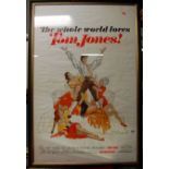The Whole World Loves Tom Jones, movie poster print, American edition, circa 1964, 105 x 67cm, in
