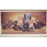 Nigel Hemming - Friends for Life, lithograph, signed in pencil to the margin, 30x60cm