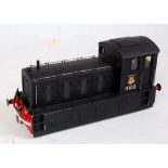 White metal 0-4-0 Drewery diesel shunter built from a Vulcan models kit to portray an Upwell &